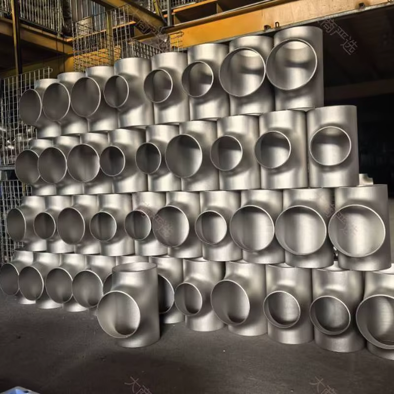 304 Stainless Steel Equal Tee Butt Weld Pipe Fitting	