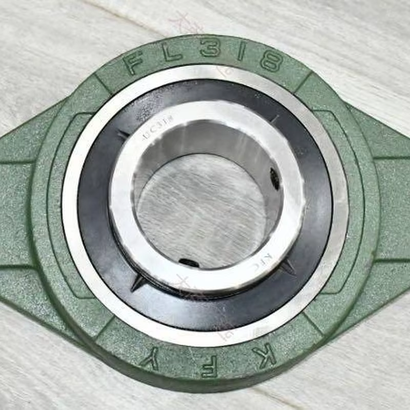 UCFL diamond flange bearing seat (green cast iron 4-hole heavy-duty UCFL318)