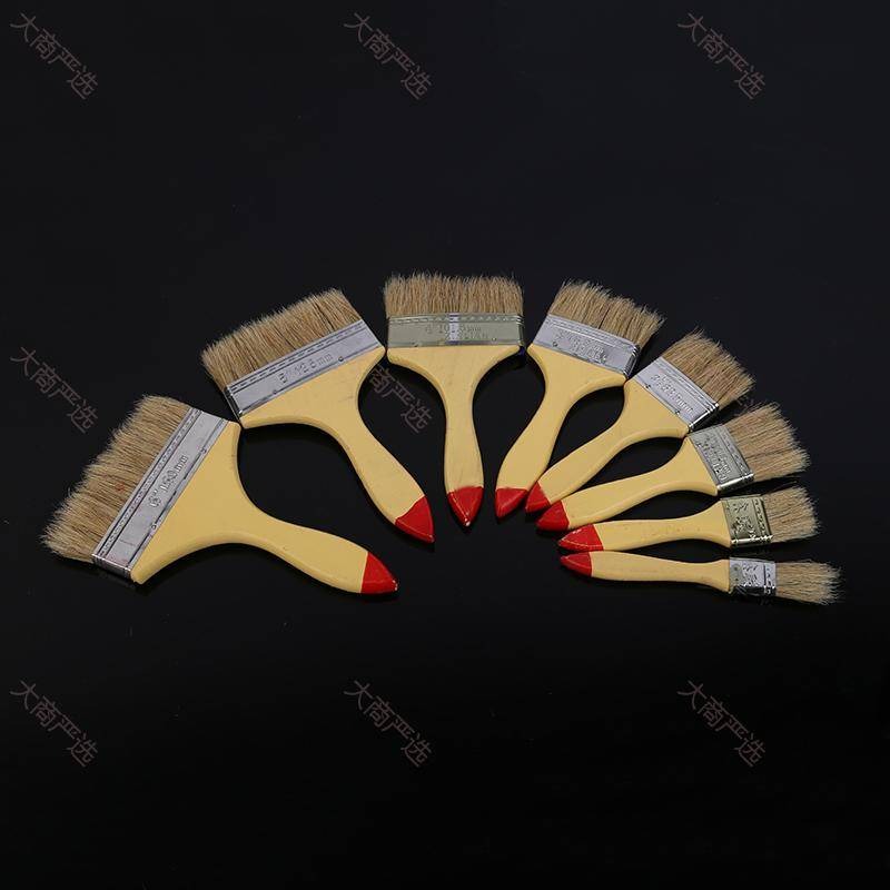 PureBristleYellow HandleRed TipBrush	