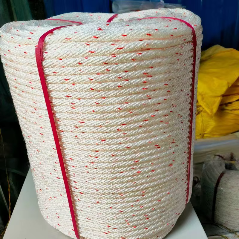 High strength fully woven rope