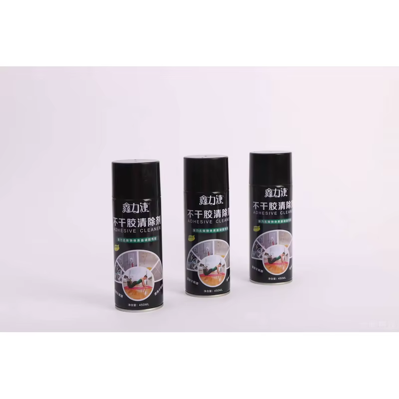 Limpiador de Autoadhesivo xinlijie 450ml fábrica de aerosoles negros personalizada OEM / ODM