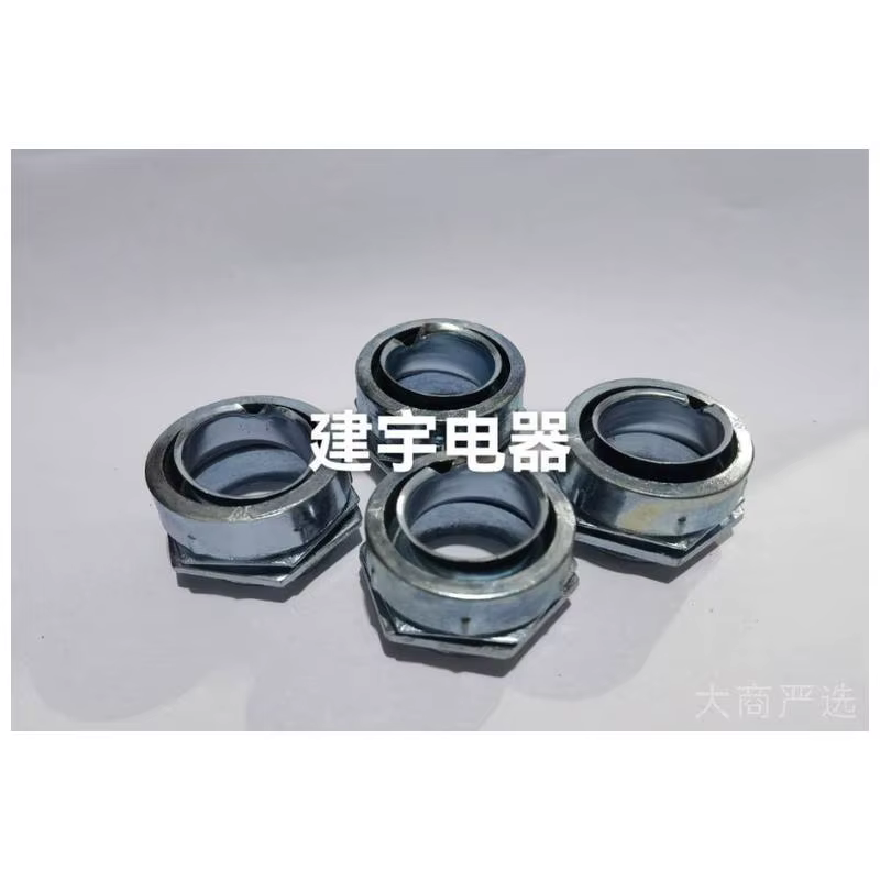 Conector de unión de tubería galvanizado de aleación de zinc y prensaestopas impermeable de nailon PA Jianyu PG7-PG48, kit de conectores roscados grado industrial