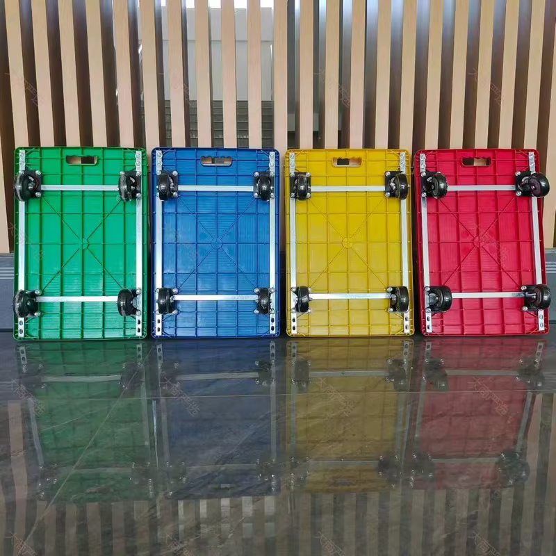 Heavy-Duty Plastic Platform Cart