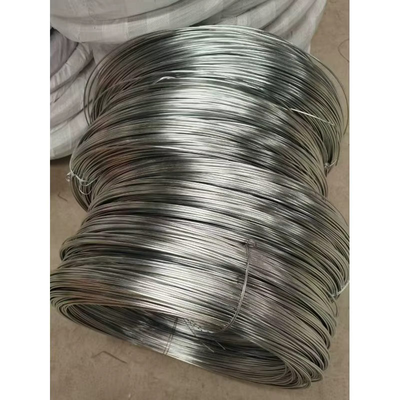Galvanized iron wire, low-carbon steel wire, hot-dip galvanized, rust resistant, universal binding and tying