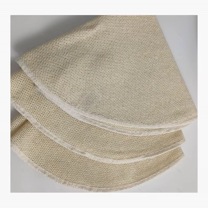 Thick cotton and linen cage fabric