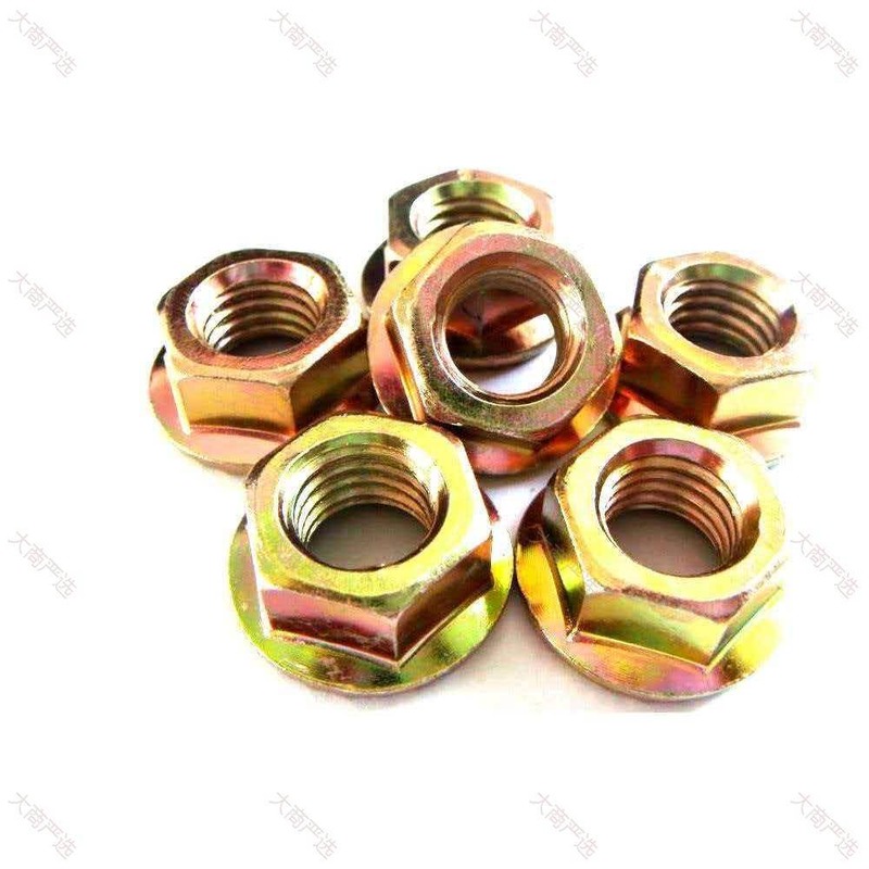 Color Zinc Plated Hex Flange Nut