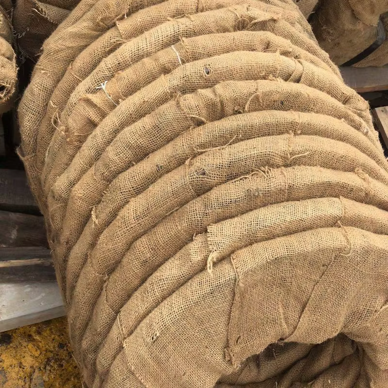 Bolsa tejida de yute bolsa de lino bolsa tejida a mano bolsa de embalaje de productos agrícolas 0,5 × 19 × 45 especificaciones