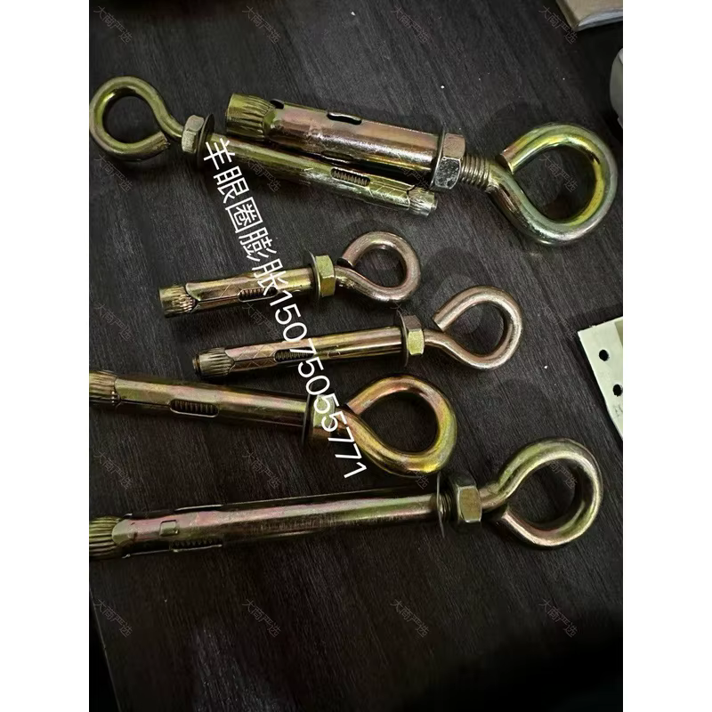 Sheep Eye Expansion Bolt Sheep Eye Expansion Screw Color Zinc Suspension Ring Internal Expansion M6-M12 Manufacturer Direct Supply