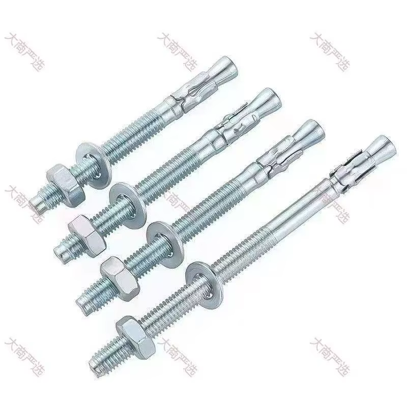 Car repair gecko expansion bolt, white zinc galvanized explosion-proof screw, lift foot expansion M10-M20
