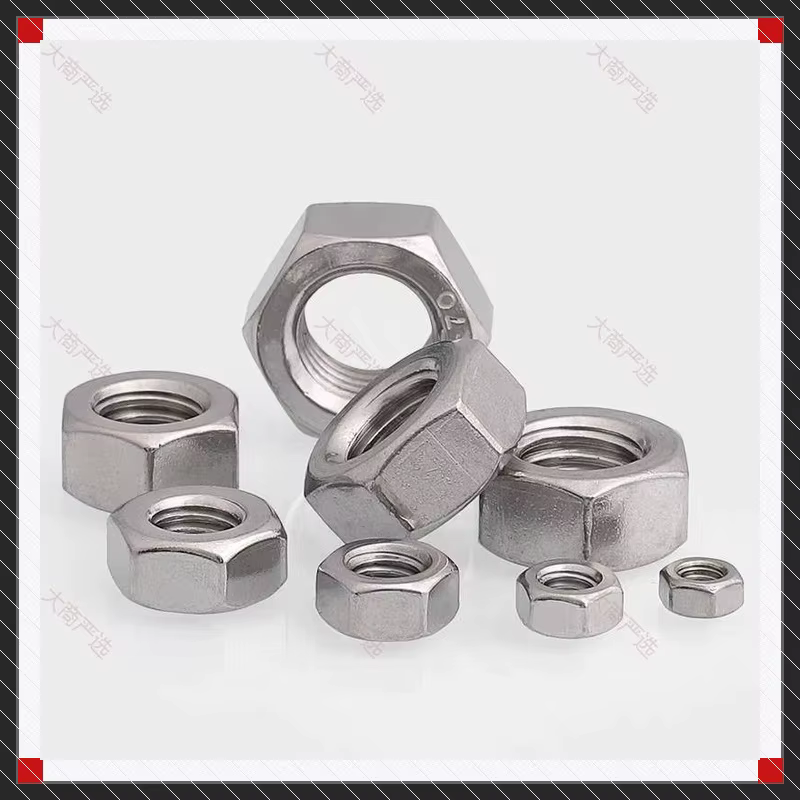Nut and full-thread rod