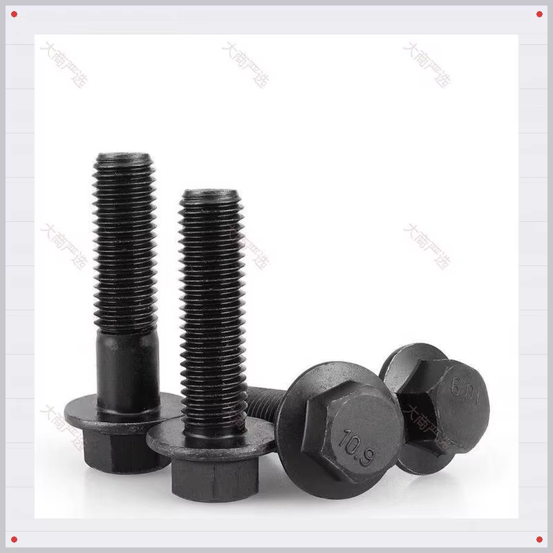 Automotive Black-Oxide Flange Bolt
