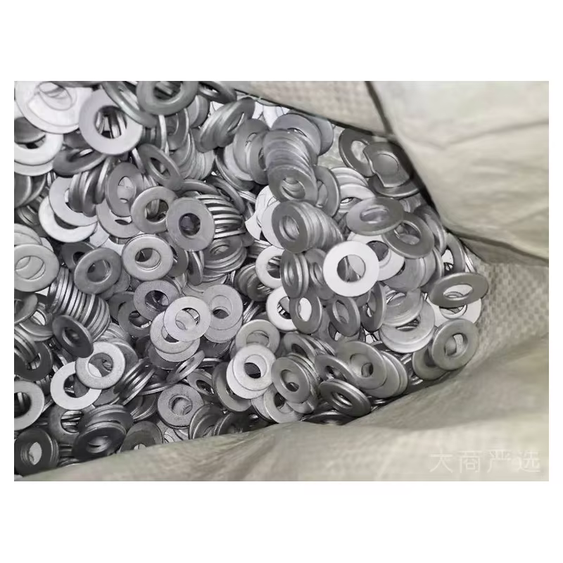 Dacromet Long Shank Hex Bolt, Zinc-impregnated Fasteners, Flat Washers, Nuts