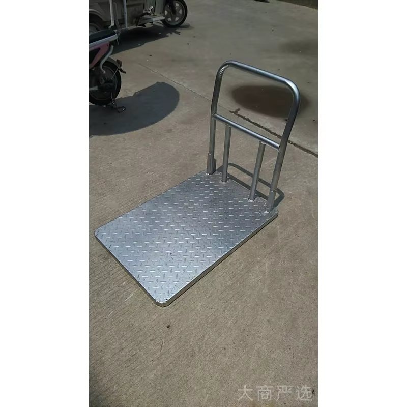 瑞通轮业蓝色折叠平板车 仓库周转便携搬运