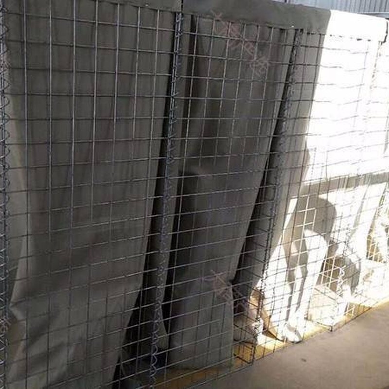 Hot-Dip Galvanized Welded Gabion Box for Blast Protection Wall	