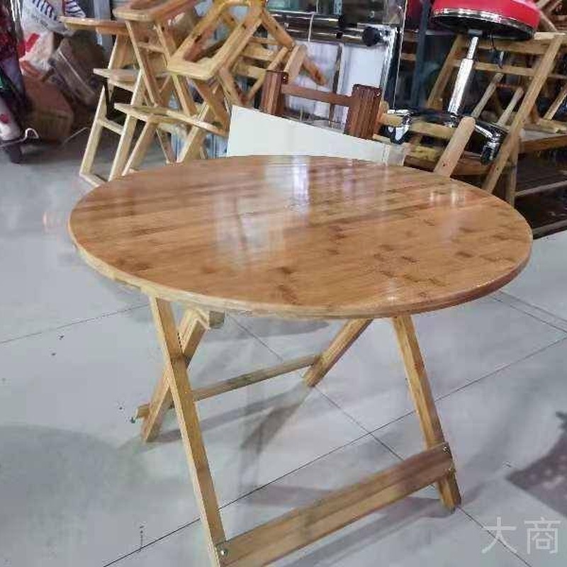 Bamboo folding table