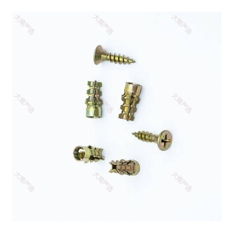 Short expansion screw for cabinet