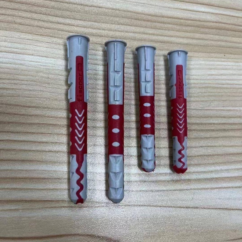 Standard Plastic Wall Anchor with Phillips Countersunk Screw for Masonry Fixing	