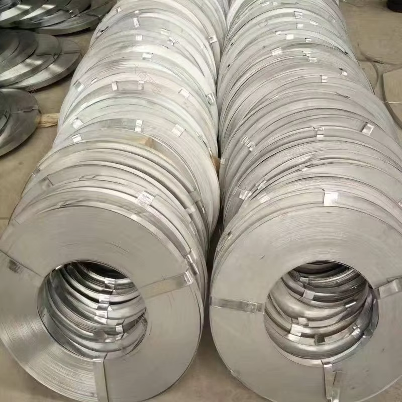 Galvanized steel strip, iron sheet packing strip, baked blue steel strip