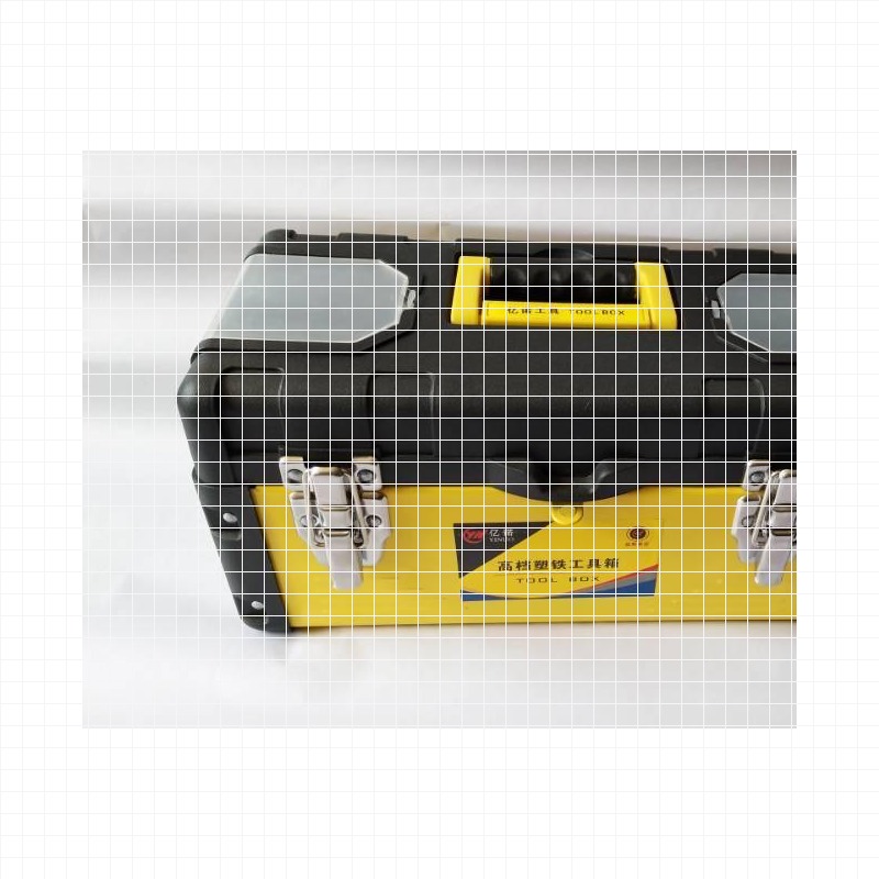 Plastic iron all iron toolbox