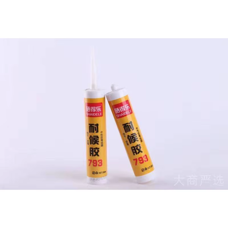 Sundele/veteran shipwright neutral silicone glass adhesive 793 transparent hard pipe