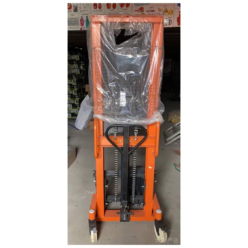 Comprehensive set of lifting tools including lifting hook, flexible lifting belt, steel plate clamp, handling vehicle, and stacker crane