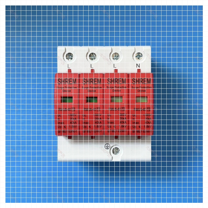 NXU6-II 4P 40kA 385V Class II Lightning Surge Protective Device T2 SPD