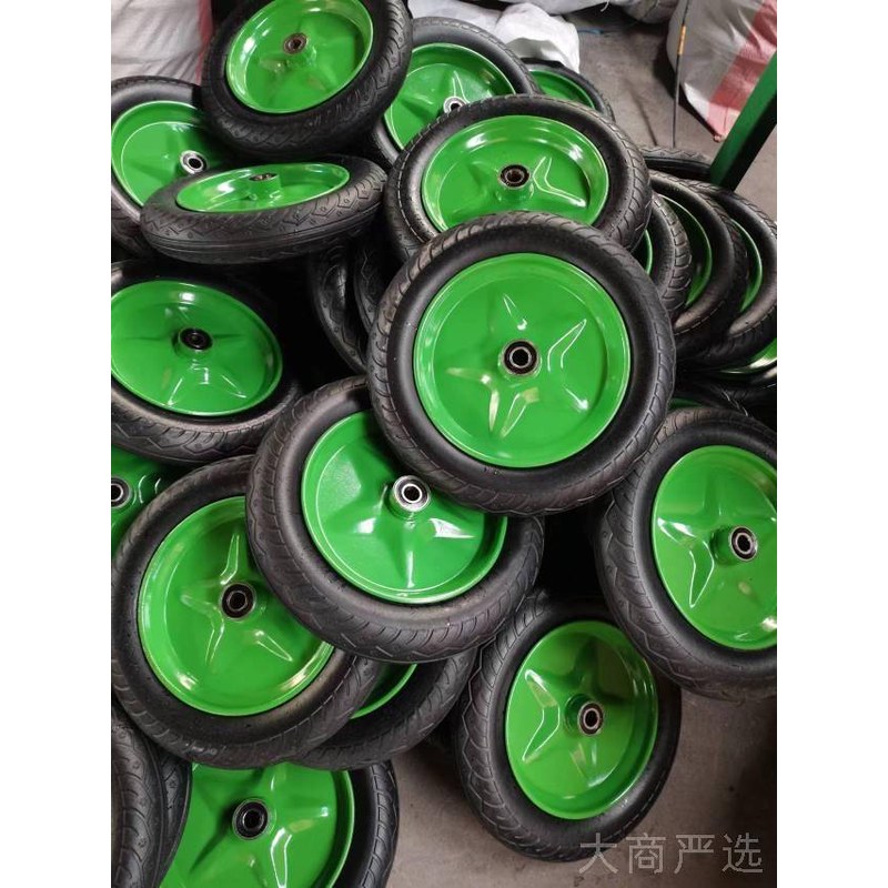 Solid rubber wheel