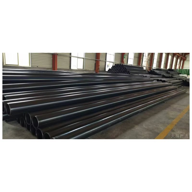 Zhongcai Group Xianglong Plastic PE Water Supply Coil PE100 Black Blue Strip HDPE Water Pipe DN20-DN630 Hot Melt Butt