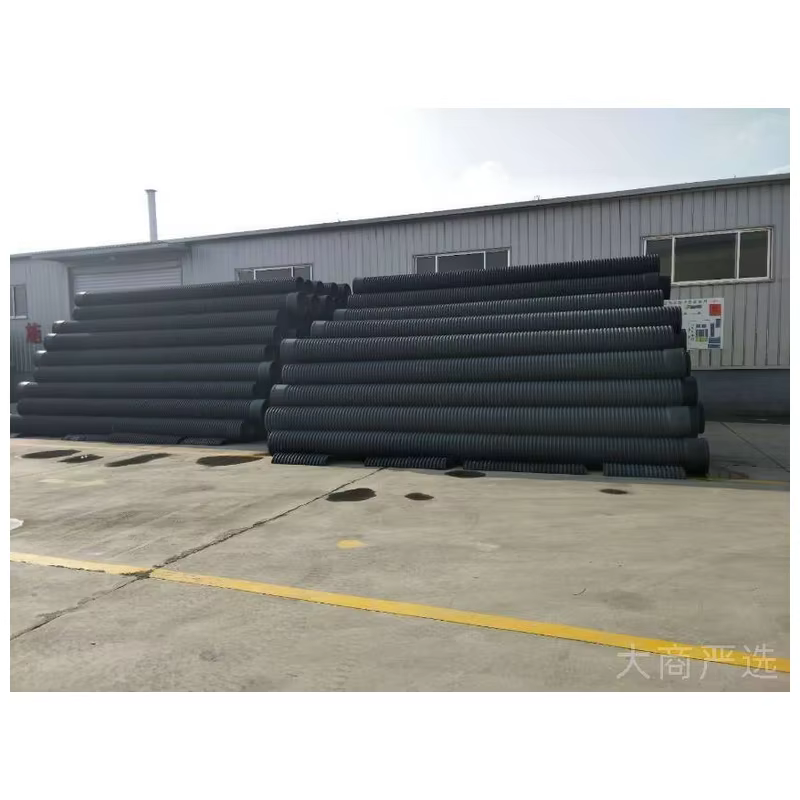 Zhongcai Group Xianglong Plastic HDPE Double Wall Corrugated Drainage Pipe SN4 SN8 Ring Stiffness dn200-dn1200 Municipal Buried Sewage Pipe