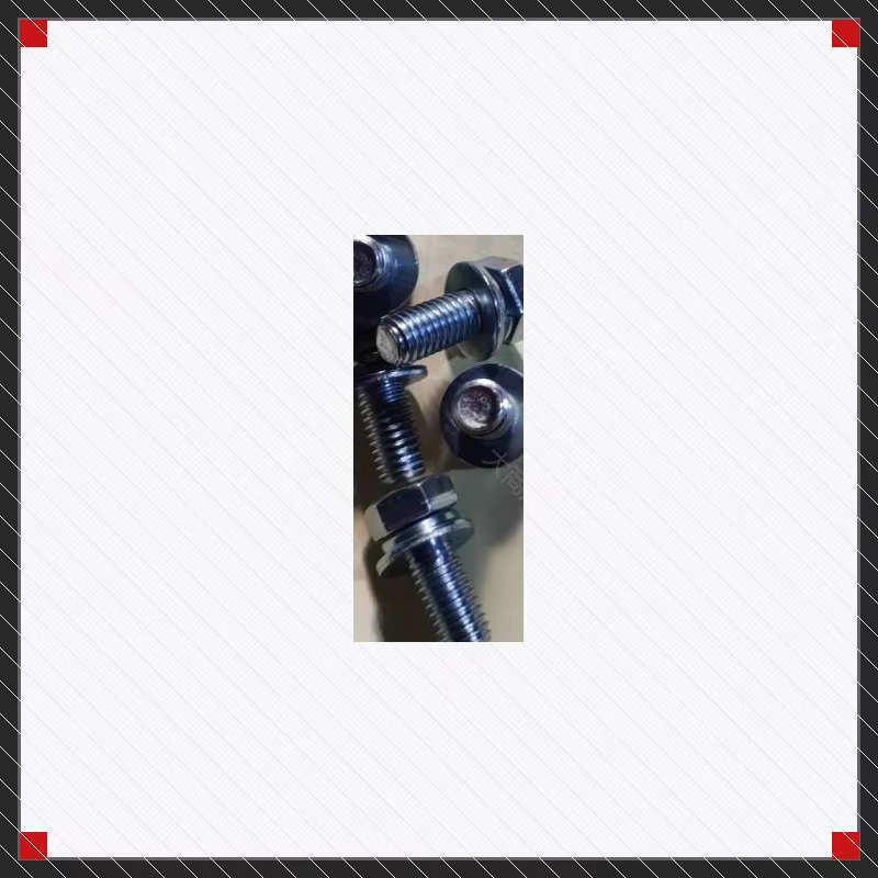 White Zinc Cup Head Hex Socket Three-Combination Bolt