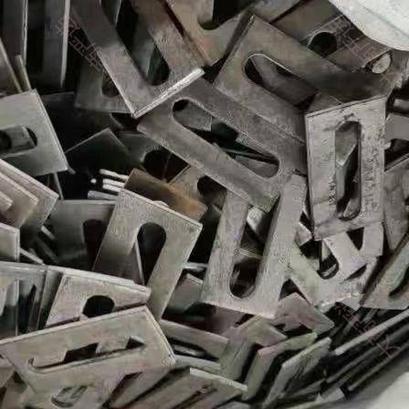 U-Shaped Clamp Plate / Rail Fastener Base Plate (Plate Shearing & Laser Cutting, OEM/ODM Customizable)	