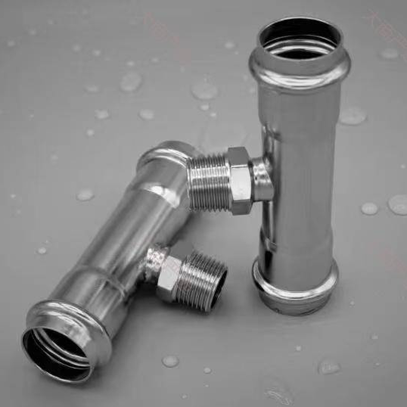Adaptador de Transición Roscado de Tipo Compresión de Acero Inoxidable	