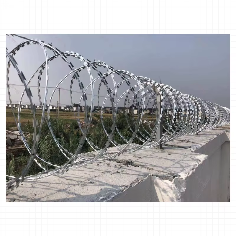 Barbed wire roller cage