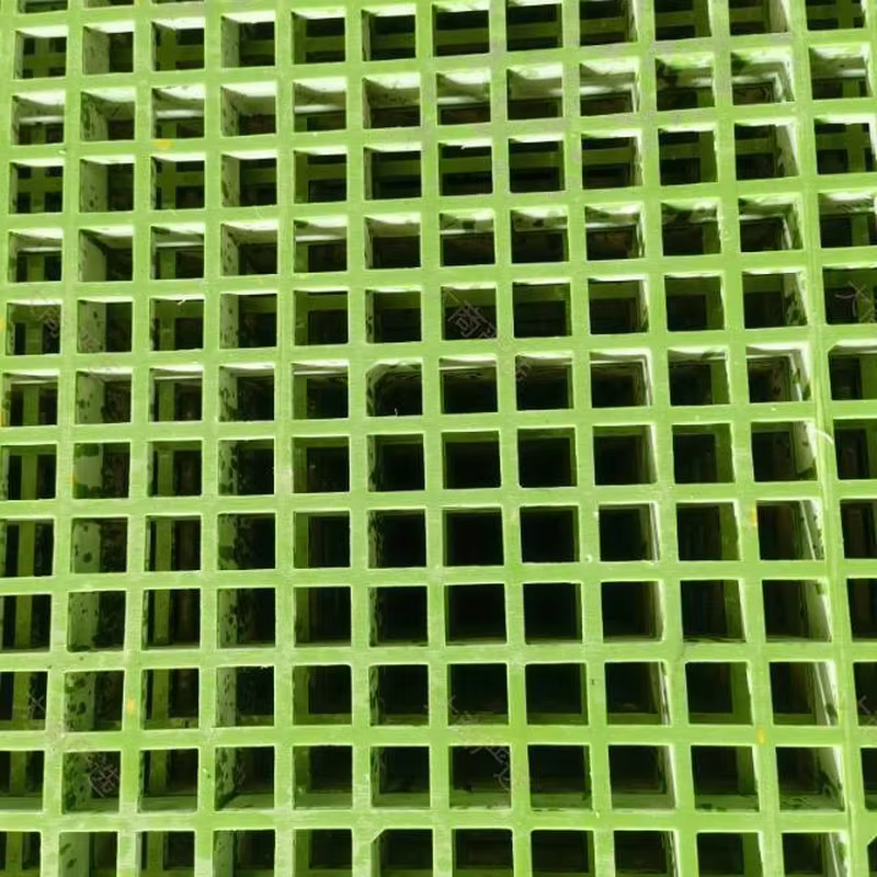 黄色玻璃钢模压格栅	