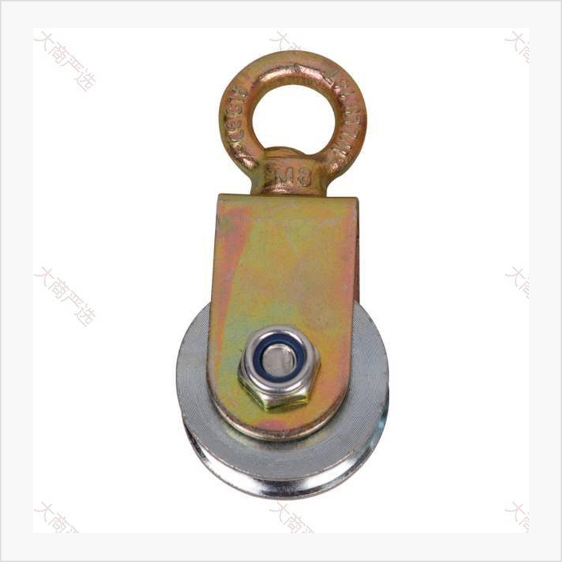 Shihuang Galvanized Double-Wheel Pulley Block with Hook