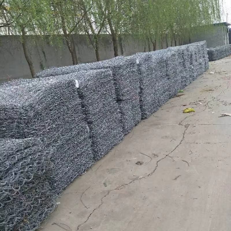 Galvanized Hexagonal Twist Gabion Roll (Outdoor Stacked Heavy-Duty Raw Material Supply)