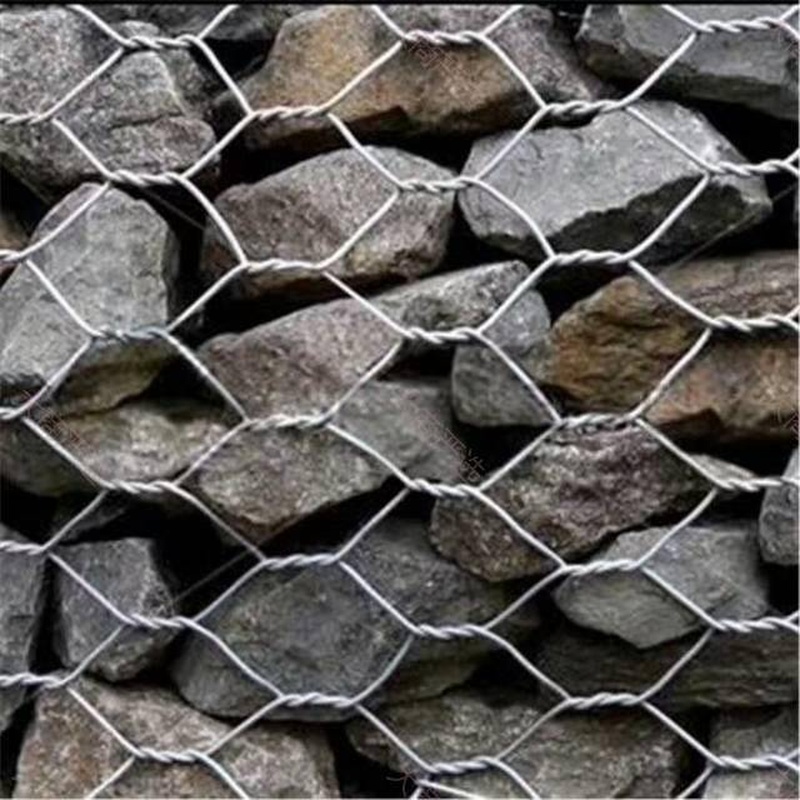 Galvanized Hexagonal Twist Gabion (River Bank Revetment Stone-Filled Project Application)