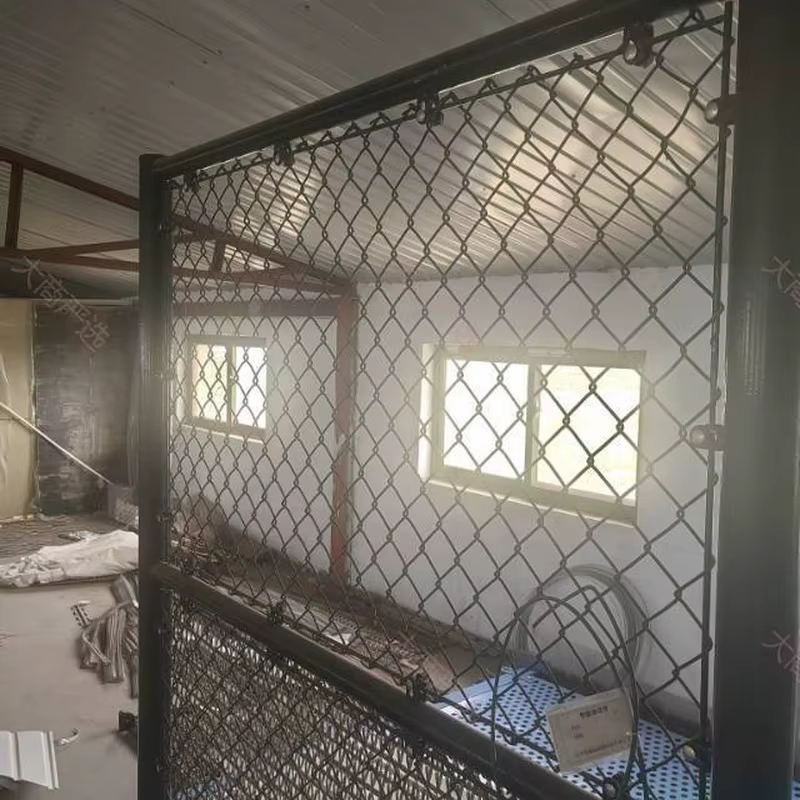 PVC Chain-Link Fence Mesh / Sports Field Fence