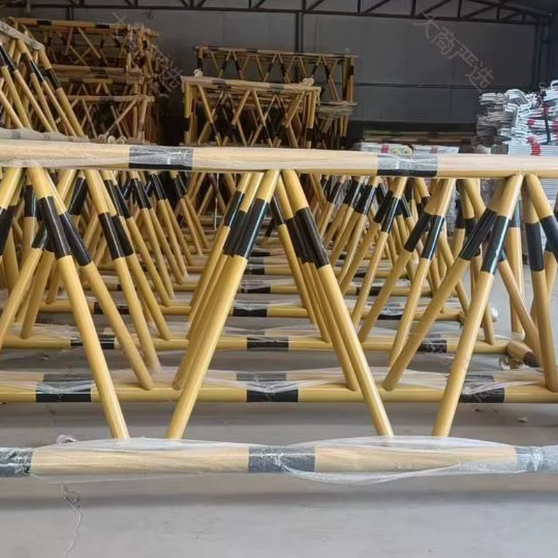 X-Shaped Movable Road Barrier with Reflective Film