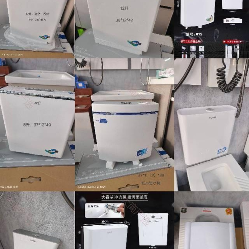 Engineering Premium Toilet Flush Tank 12L Powerful Flush Glazed Cistern Tank	