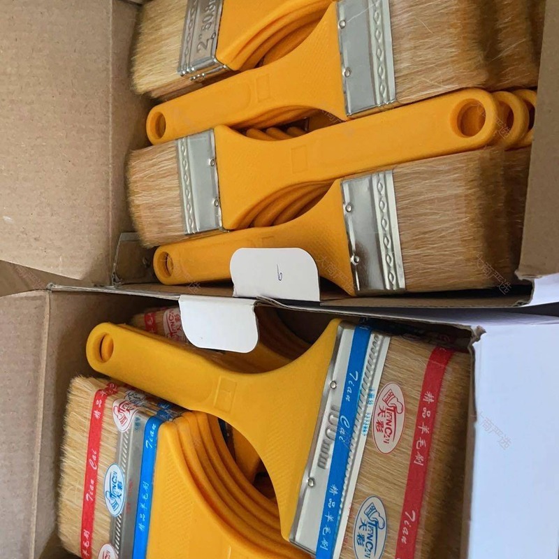 Brocha de lana, brocha de pintura, rodillo de pintura, brocha plana, brocha para enlucido
