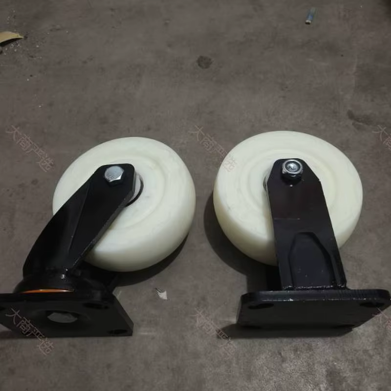 Extra thick white nylon wheel