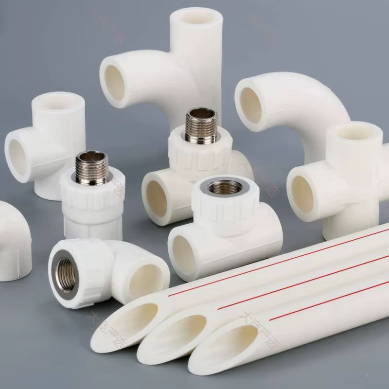 White PPR pipe