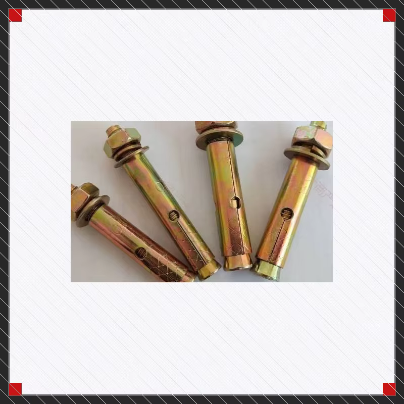 Yellow Zinc Plated GB Standard Expansion Anchor Bolt (Full Specifications M6-M16)