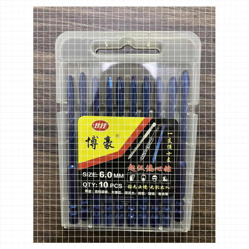 Gem Blue Offset Hex Shank Drill Bit Set