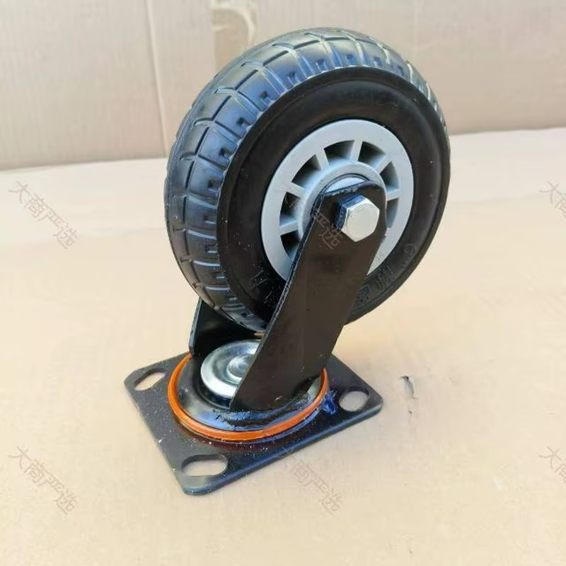 Industrial Black Rubber Caster Wheel