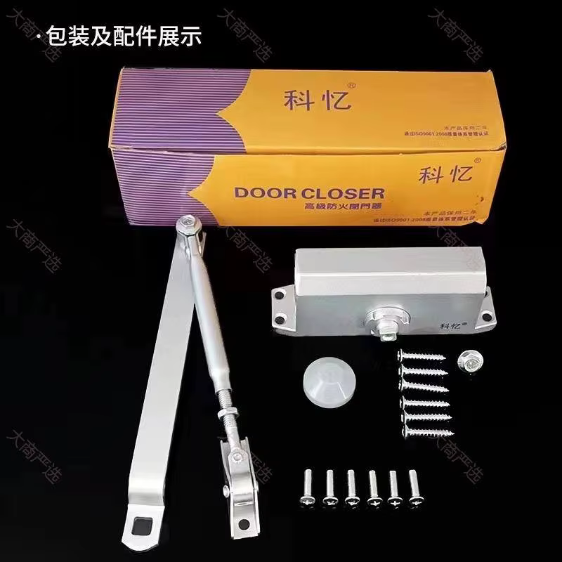 Shuanglong Fire-Rated Door Closer Automatic Door Closing Device Commercial Fire Door Hydraulic Buffer	