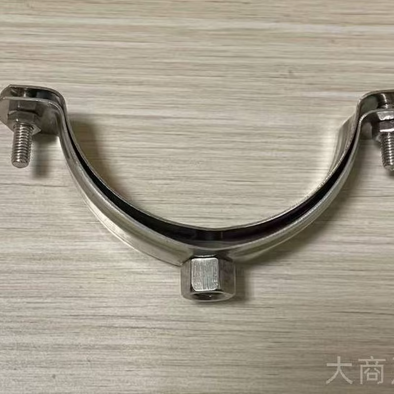 Heavy Duty PVC Pipe Clamp Double Bolt	