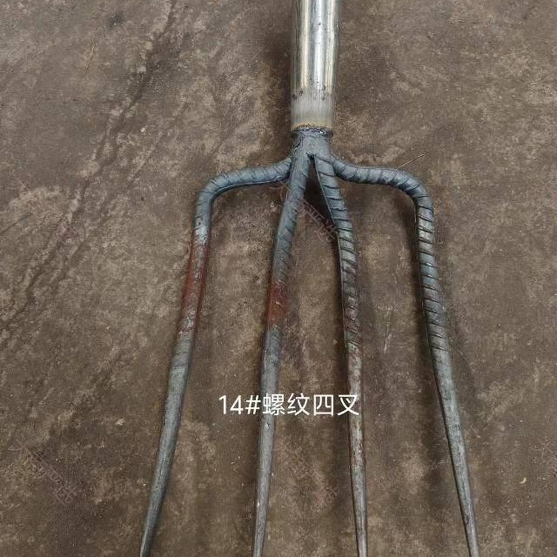 Track steel four tooth digging fork